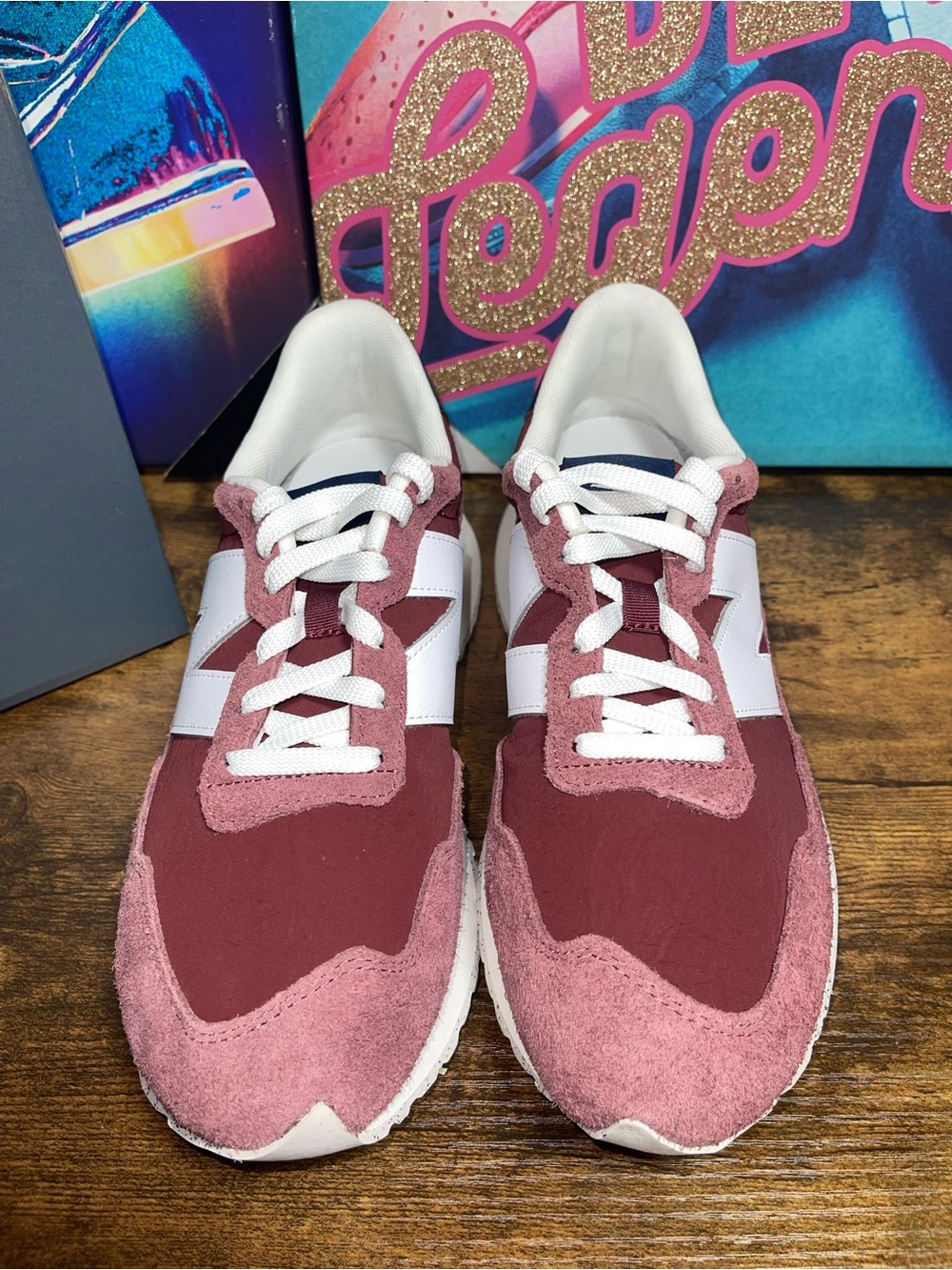 New Balance 237 Unisex Sneaker - Burgundy/White - Picture 5 of 12